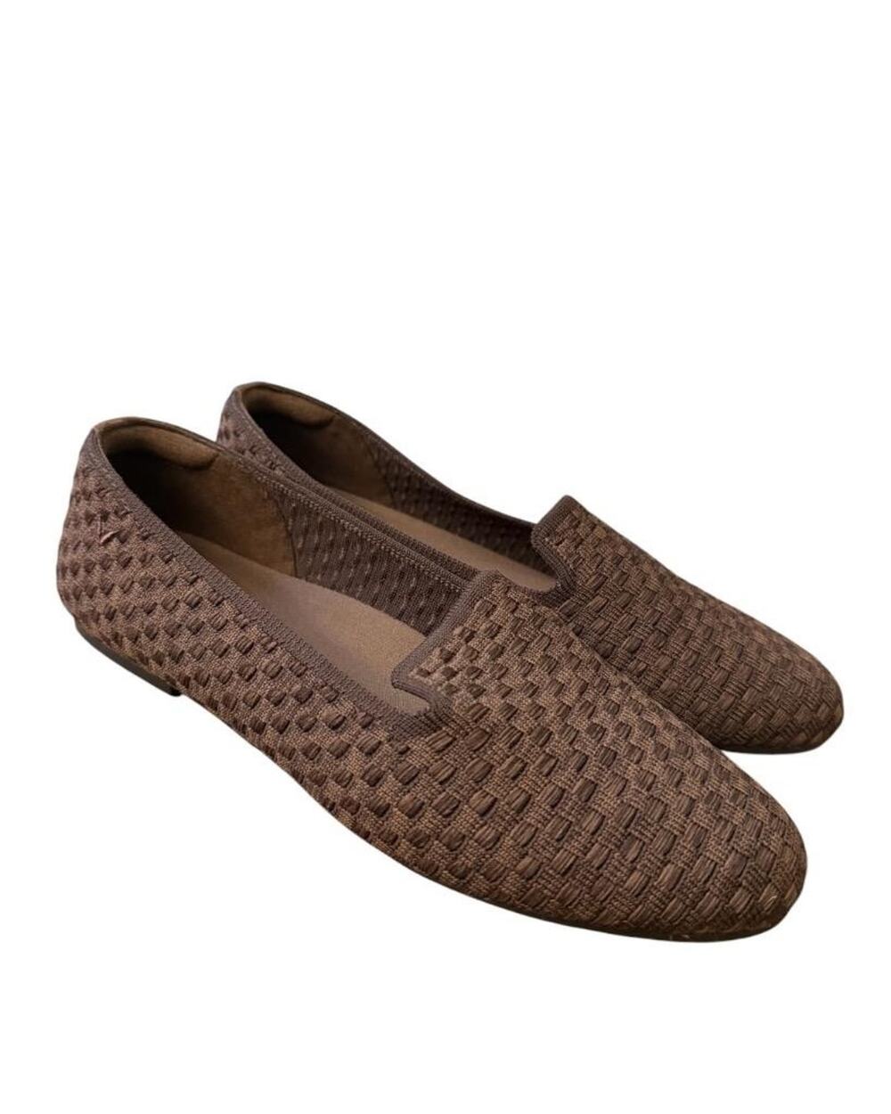 Vivaia Audrey Round Toe Brown Flat Women size 39.5 US 8.5